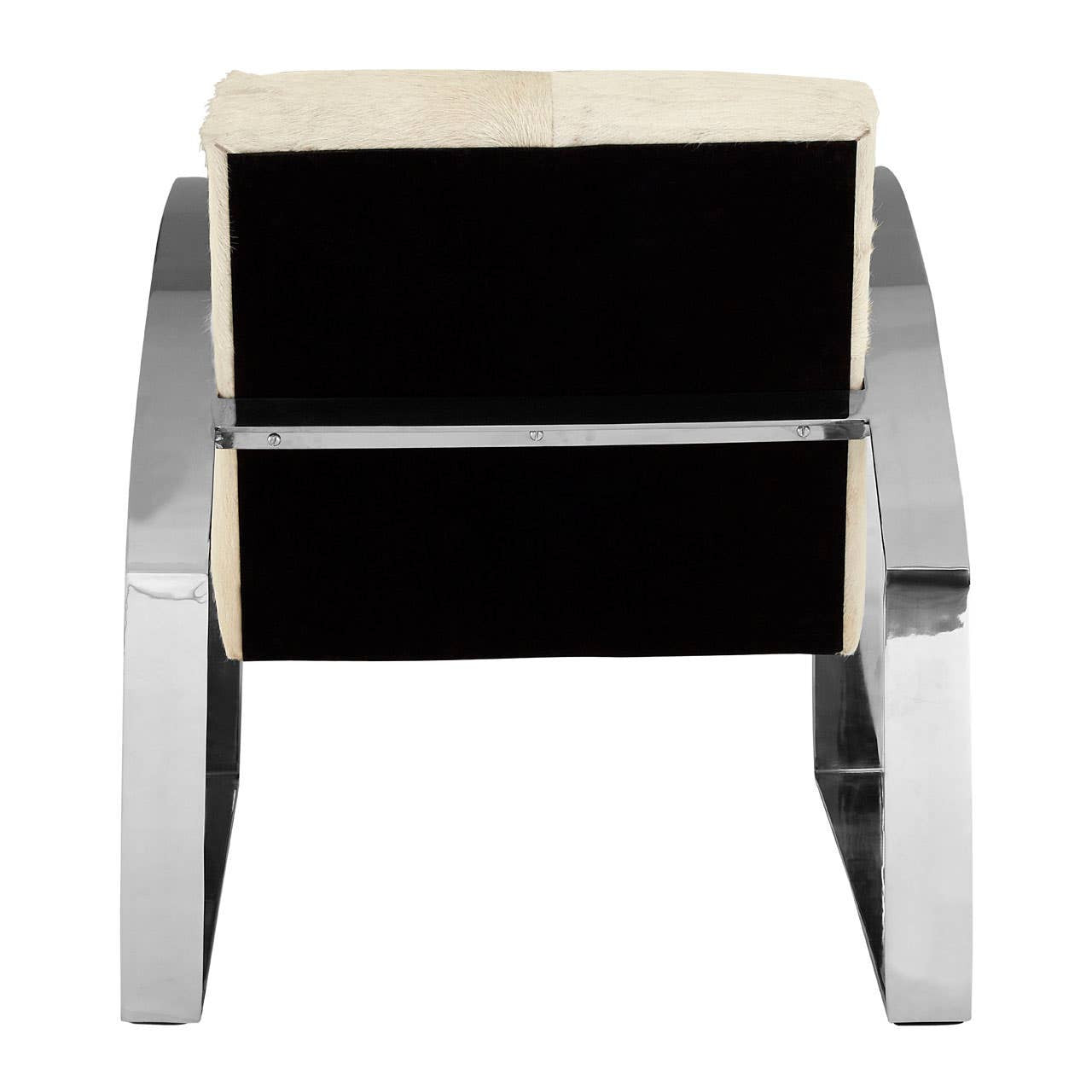 Kensington Townhouse Hairon Leather Chair With Steel Legs