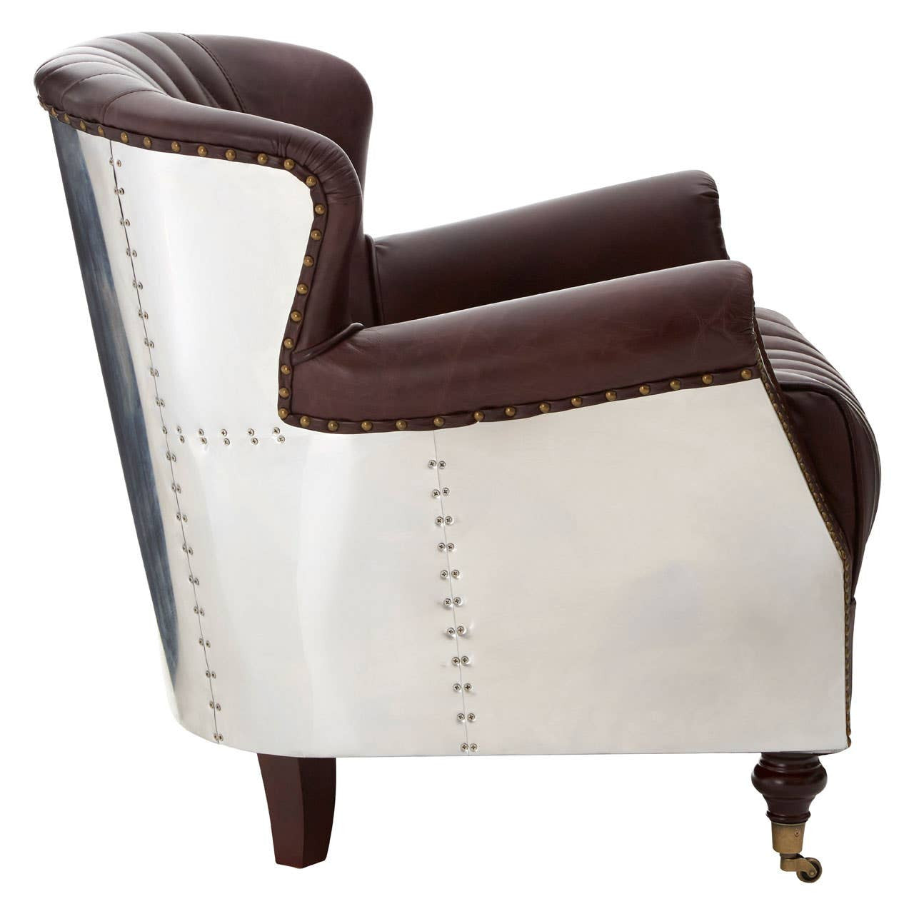 Victor Brown Leather Armchair