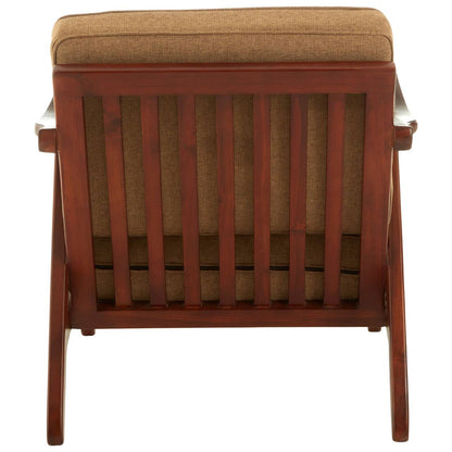 Kendari Teak Wood Frame Armchair with Cushions