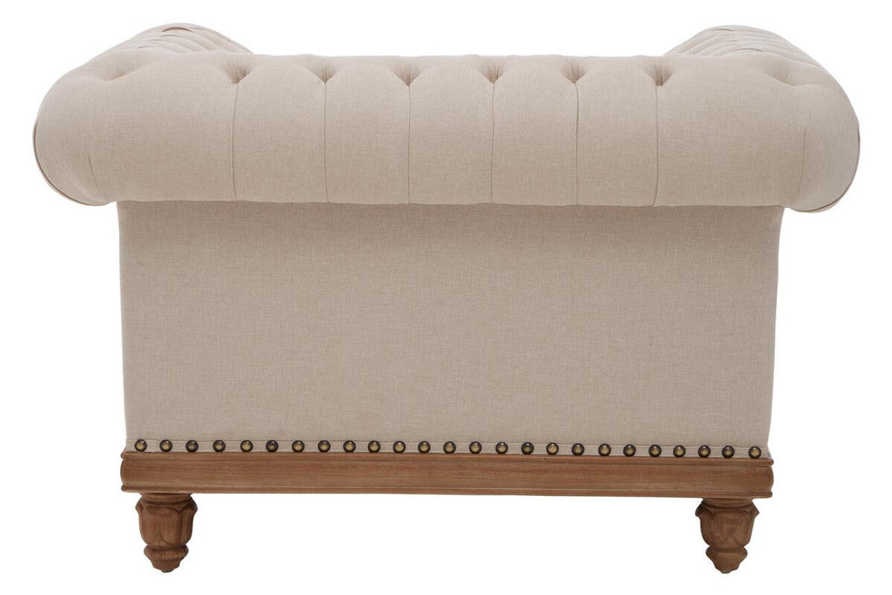 Cabra Chesterfield Cream Armchair