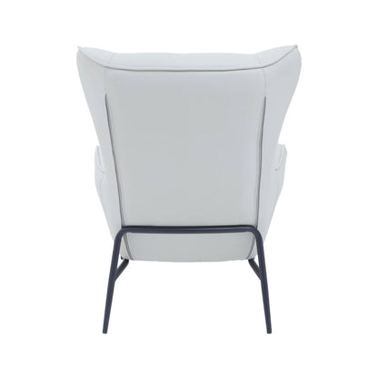 Kaiko Stone Faux Leather Armchair And Footstool