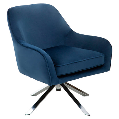 Avery Midnight Velvet Armchair