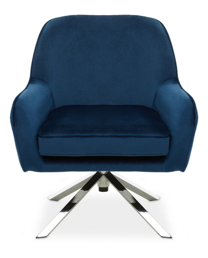 Avery Midnight Velvet Armchair
