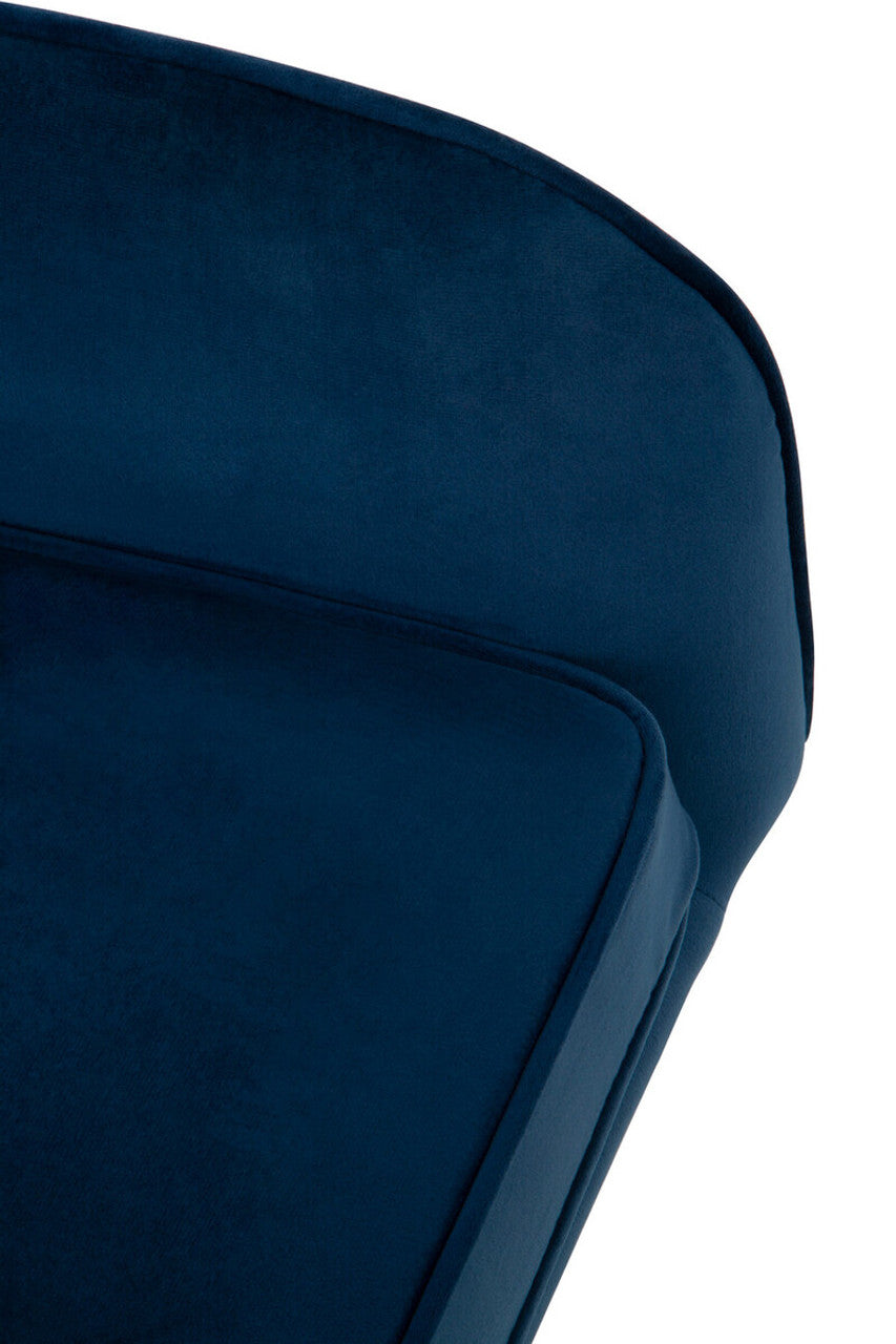 Avery Midnight Velvet Armchair