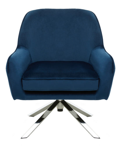 Avery Midnight Velvet Armchair