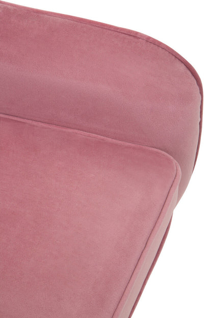 Avery Pink Velvet Armchair