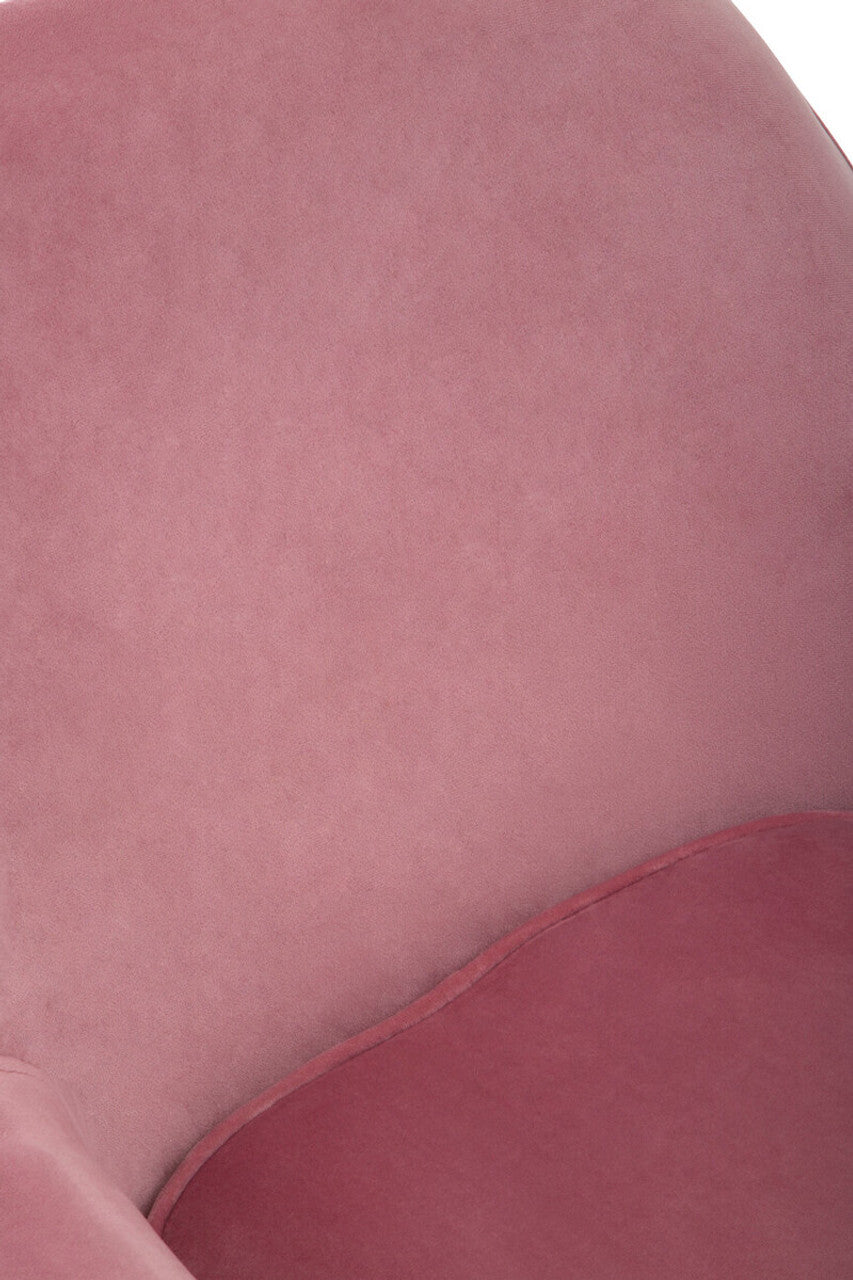 Avery Pink Velvet Armchair