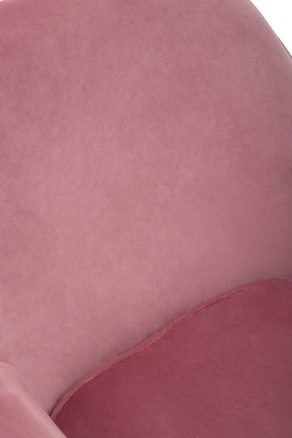 Avery Pink Velvet Armchair