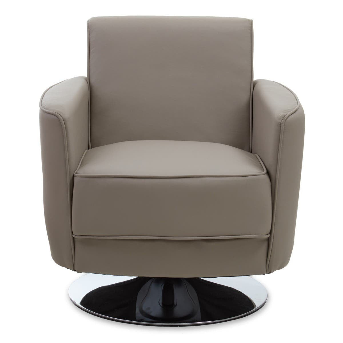 Wester Mink Leather Effect Chair