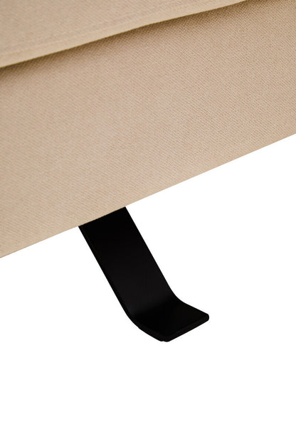 Hestia Beige Velvet Swivel Chair