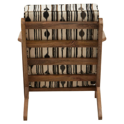 Cefena Armchair With Angular Arms