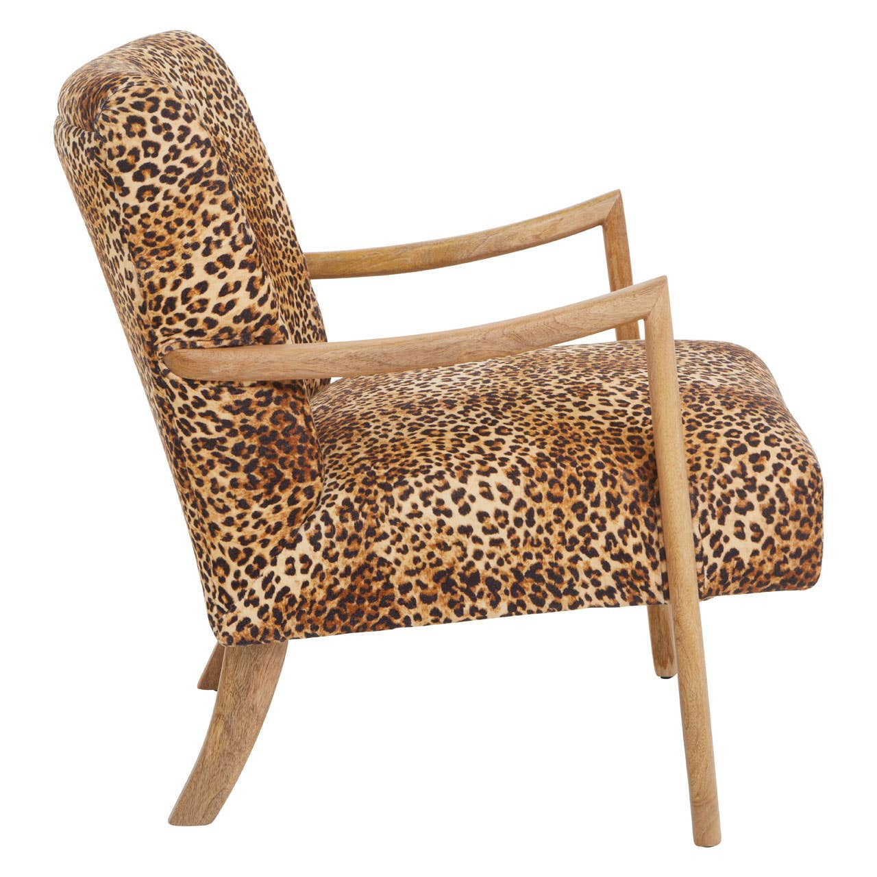 Cefena Leopard Print Chair