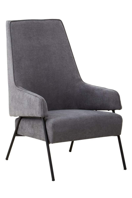 Henia Ash Velvet Armchair