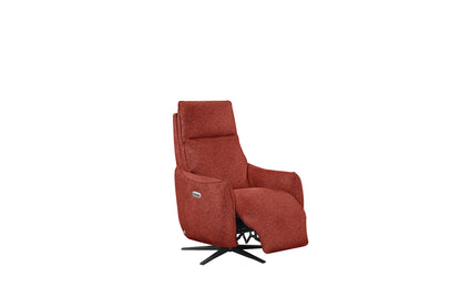 Libby Swivel Power Recliner – Ruby
