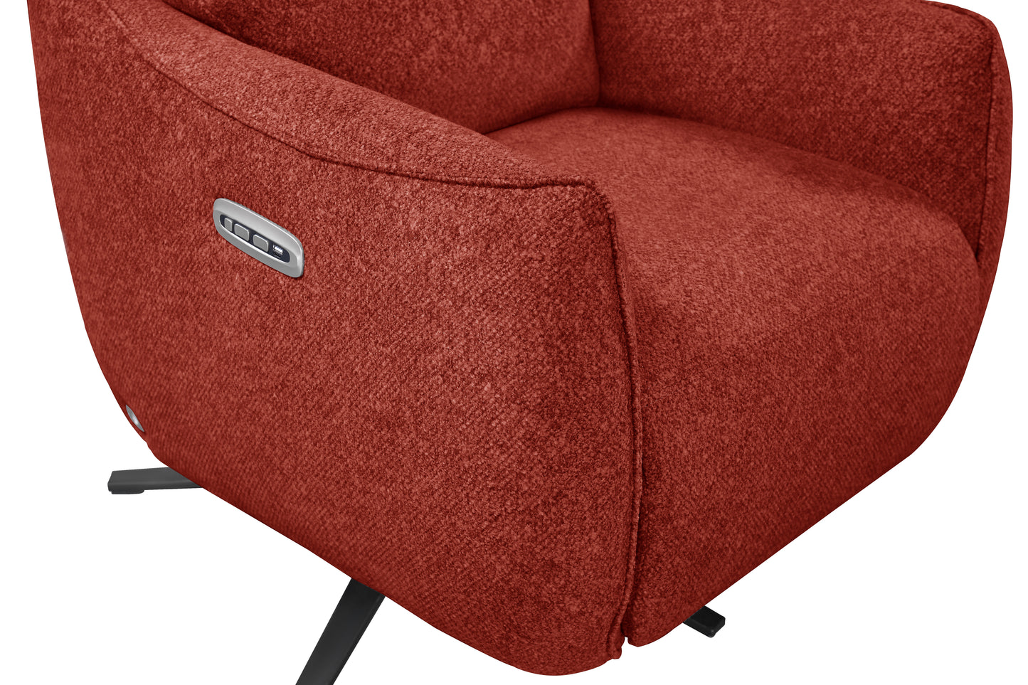 Libby Swivel Power Recliner – Ruby