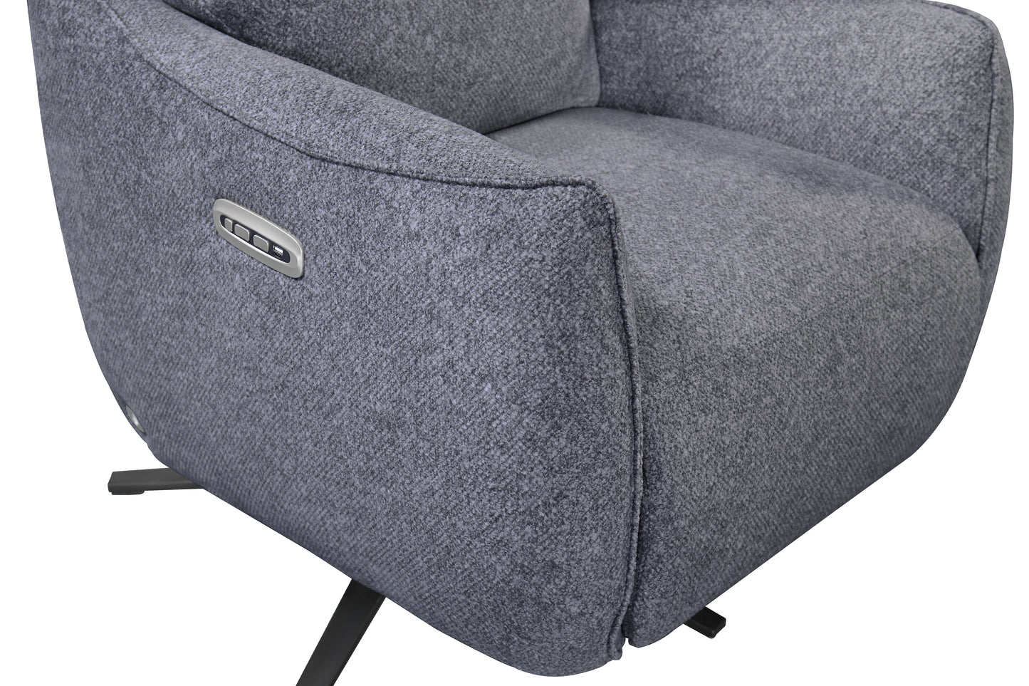 Libby Swivel Power Recliner – Anthracite