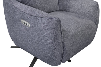 Libby Swivel Power Recliner – Anthracite