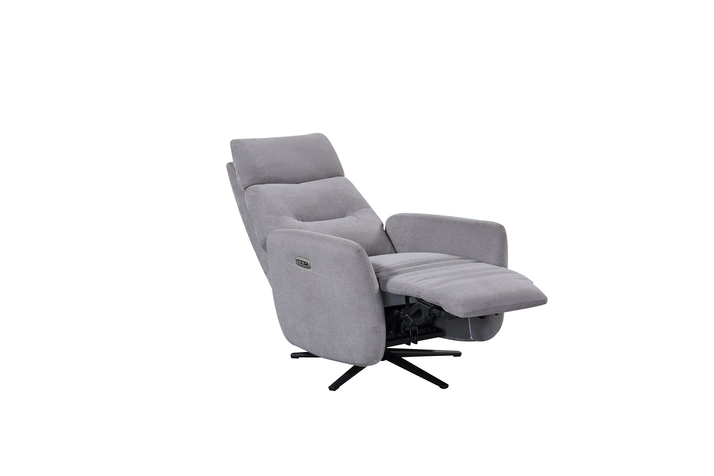 Solo Power Swivel Recliner – Pewter