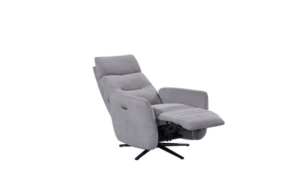 Solo Power Swivel Recliner – Pewter
