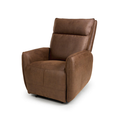Tucson Heated Power Recliner – Brown
