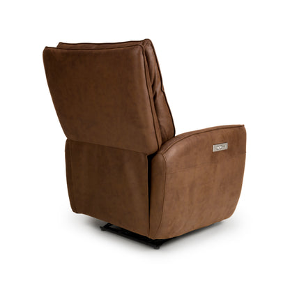Tucson Heated Power Recliner – Brown