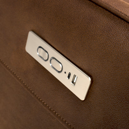 Tucson Heated Power Recliner – Brown