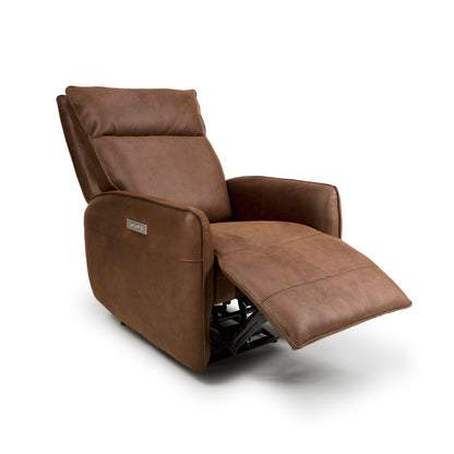 Tucson Heated Power Recliner – Brown