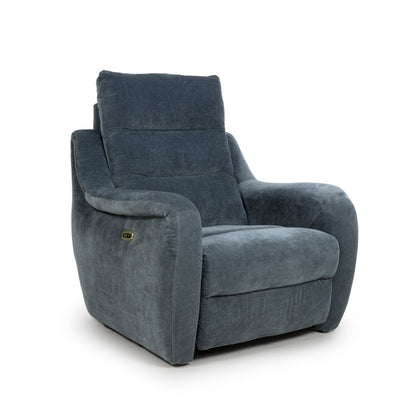 Apollo reclining Armchair- Luxury Electric/Power Grey Recliner