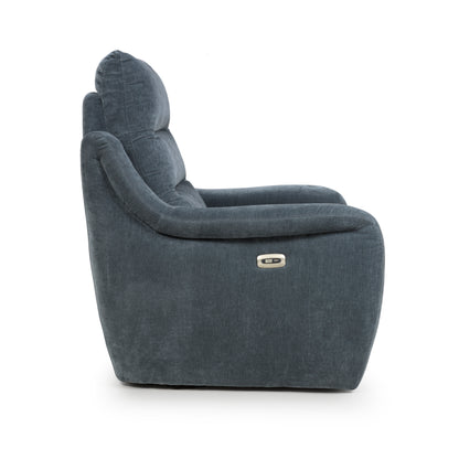 Apollo reclining Armchair- Luxury Electric/Power Grey Recliner