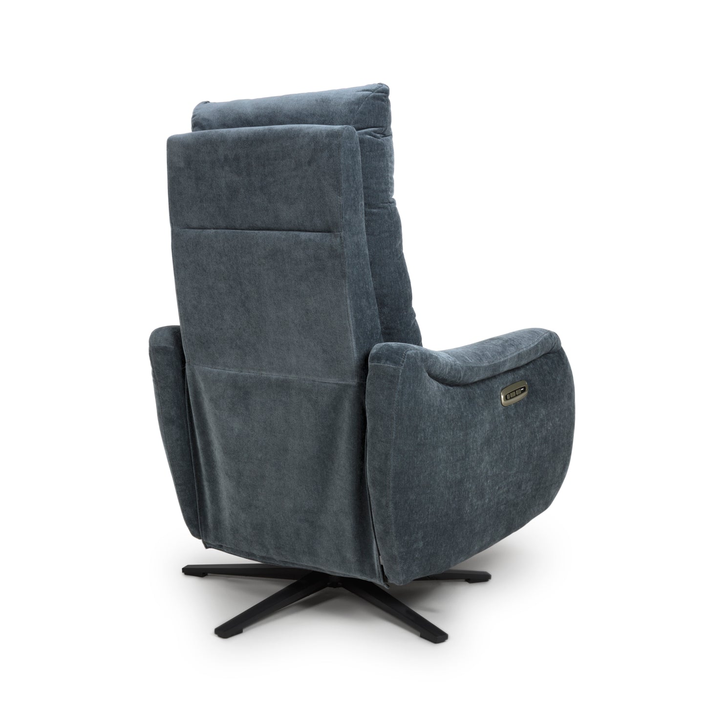 Apollo reclining Armchair- Luxury Electric/Power Grey Swivel Recliner