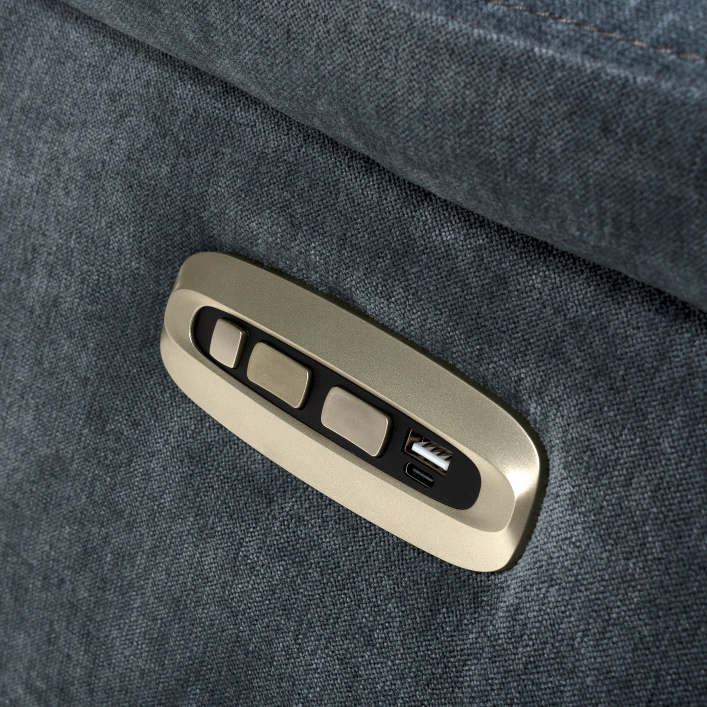 Apollo reclining Armchair- Luxury Electric/Power Grey Swivel Recliner