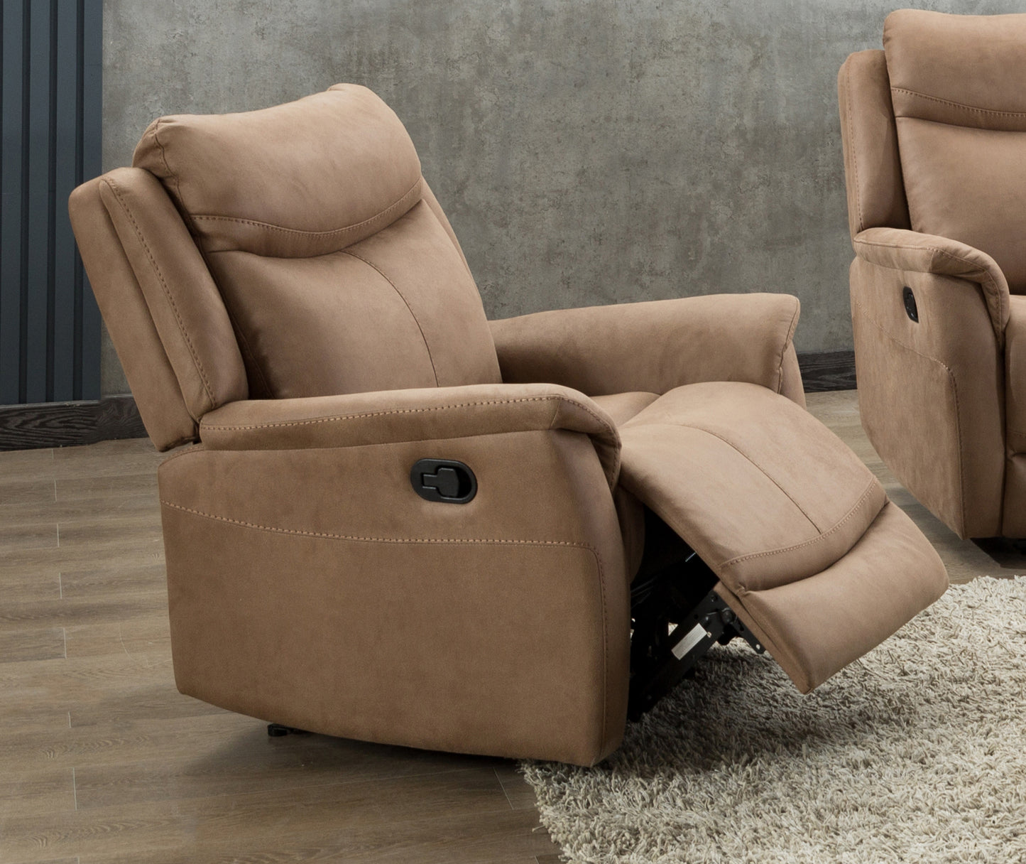Arizona Reclining Armchair- Luxury Brown Recliner