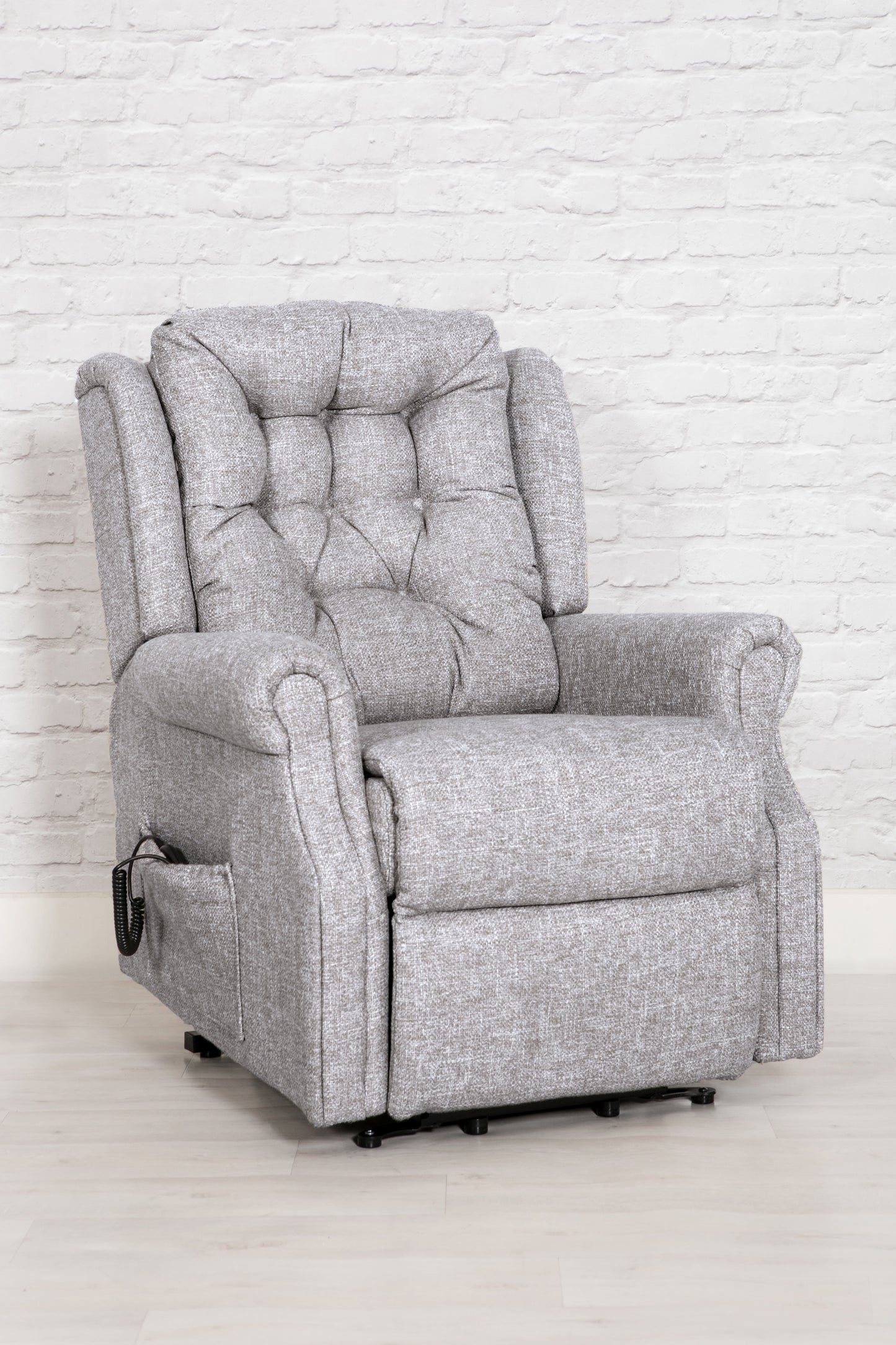 Milton Rise And Recline Armchair - Grey