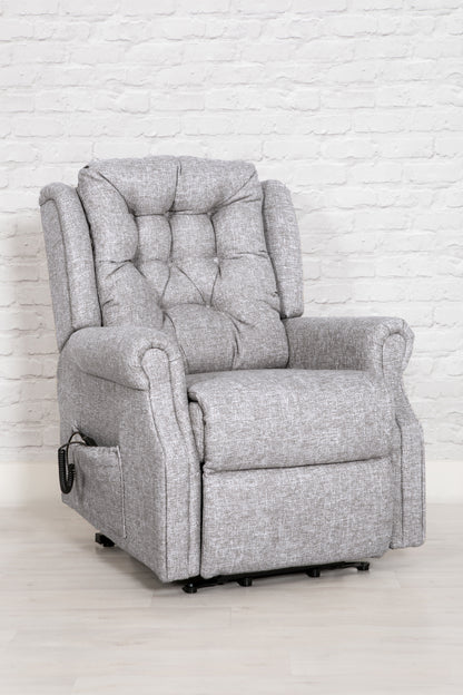 Milton Rise And Recline Armchair - Grey