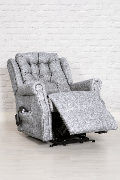 Milton Rise And Recline Armchair - Grey