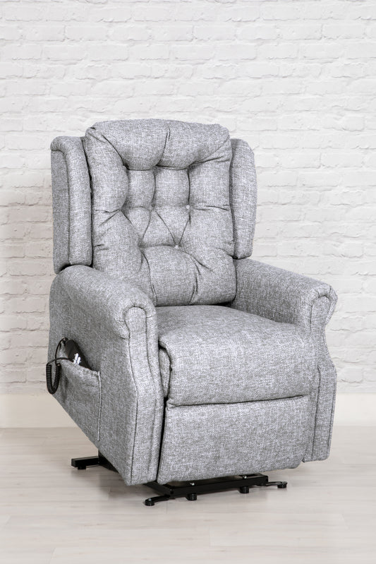 Milton Rise And Recline Armchair - Grey