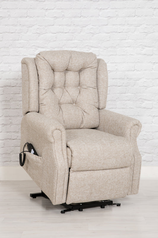 Milton Rise And Recline Armchair -Sand